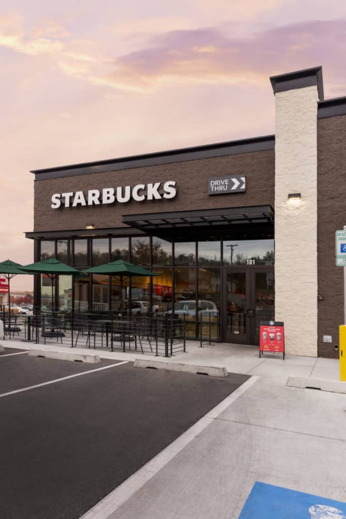 The Role Of Architecture In Retail Branding Services E.K. Bailey Construction Utah Contractor Riverdale Shops Starbucks